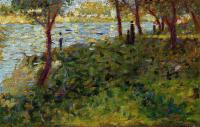 Seurat, Georges - La Grande Jatte, Landscape with Figures